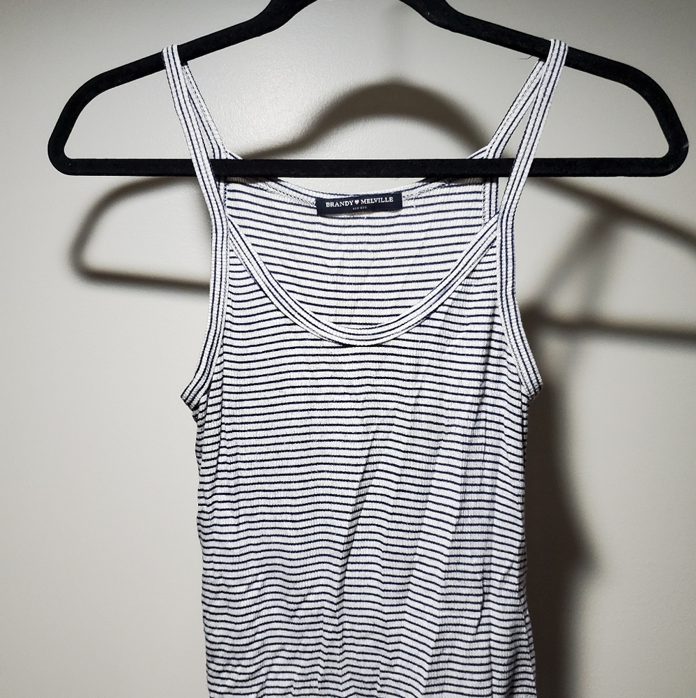 Brandy Melville Striped Crop Tanktop